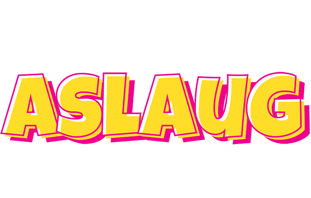 Aslaug kaboom logo