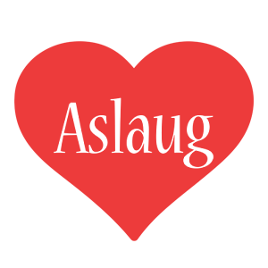 Aslaug love logo