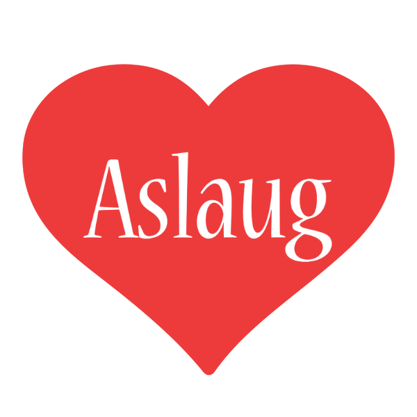 Aslaug love logo