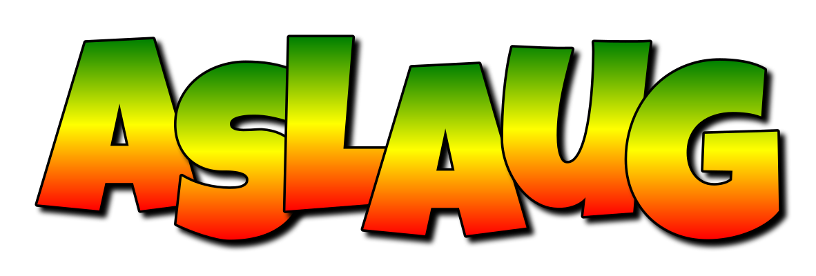 Aslaug mango logo