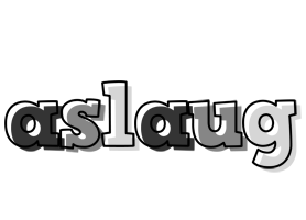 Aslaug night logo