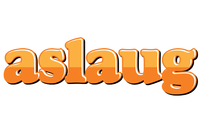 Aslaug orange logo