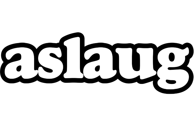 Aslaug panda logo