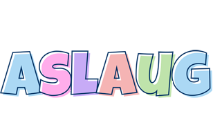 Aslaug pastel logo