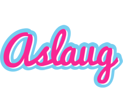 Aslaug popstar logo