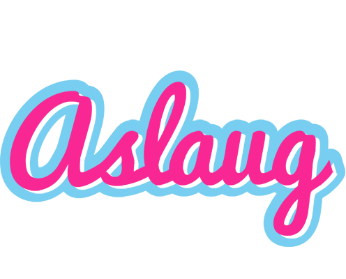 Aslaug popstar logo