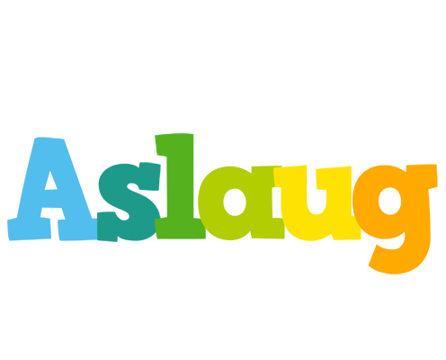 Aslaug rainbows logo