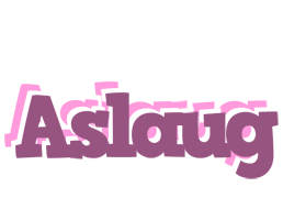 Aslaug relaxing logo