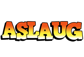 Aslaug sunset logo