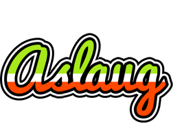 Aslaug superfun logo