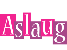 Aslaug whine logo