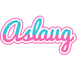 Aslaug woman logo