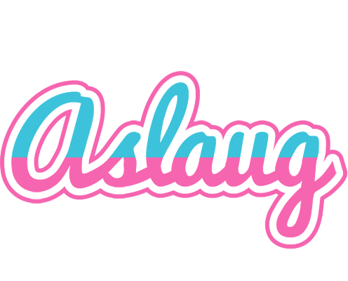 Aslaug woman logo