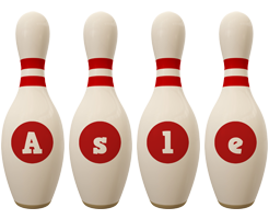 Asle bowling-pin logo