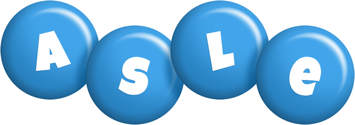 Asle candy-blue logo