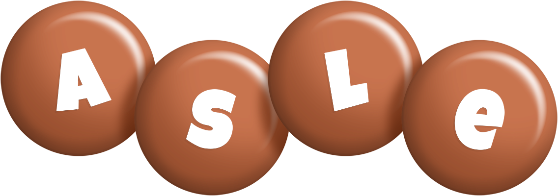 Asle candy-brown logo