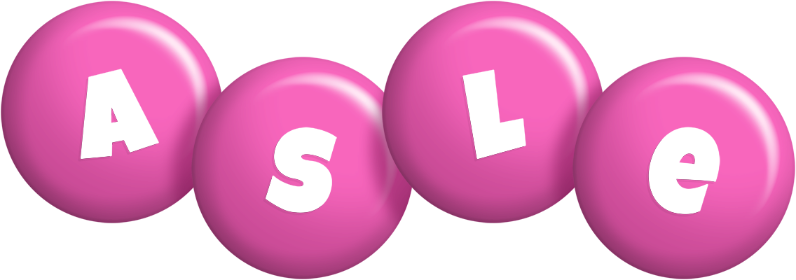 Asle candy-pink logo