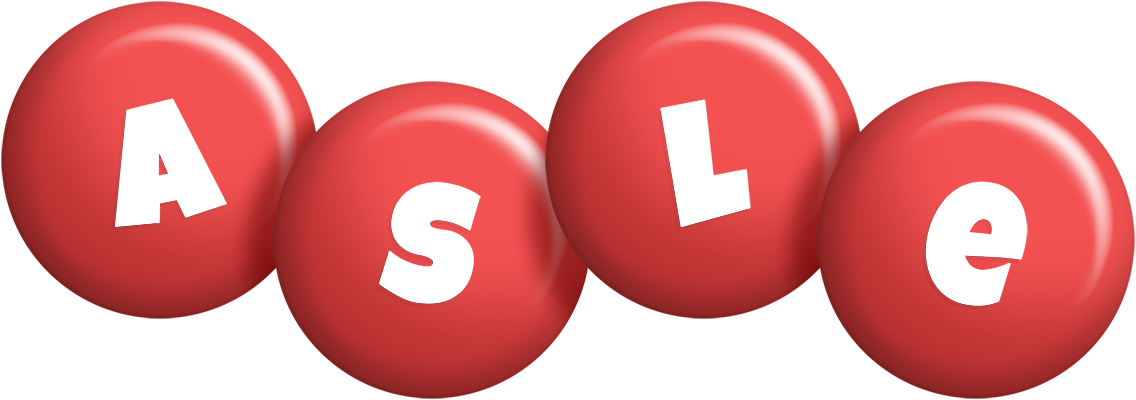 Asle candy-red logo