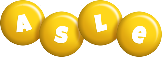 Asle candy-yellow logo