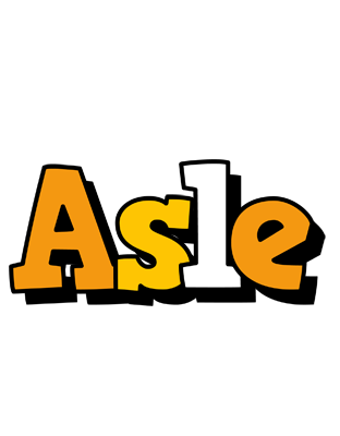 Asle cartoon logo