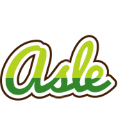 Asle golfing logo