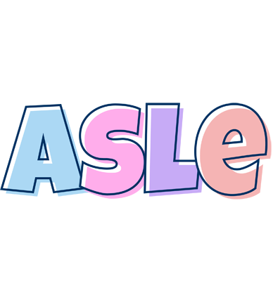 Asle pastel logo