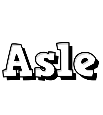 Asle snowing logo