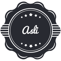 Asli badge logo