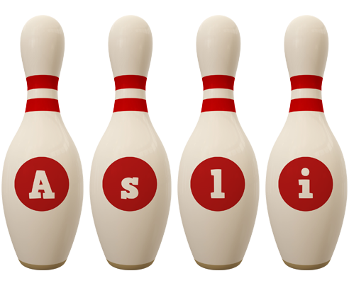 Asli bowling-pin logo