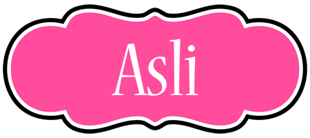 Asli invitation logo