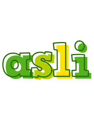 Asli juice logo