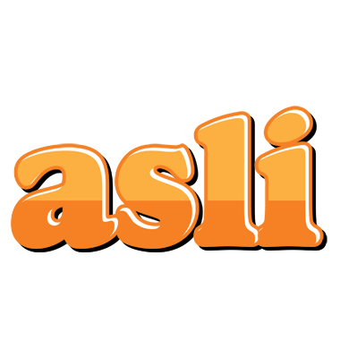 Asli orange logo