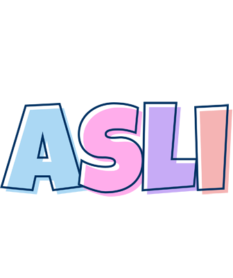 Asli pastel logo