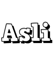 Asli snowing logo