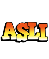 Asli sunset logo