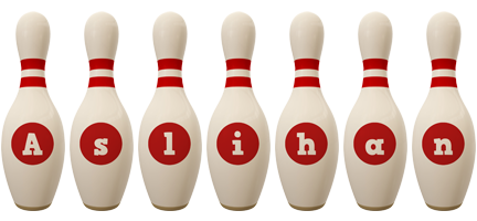 Aslihan bowling-pin logo