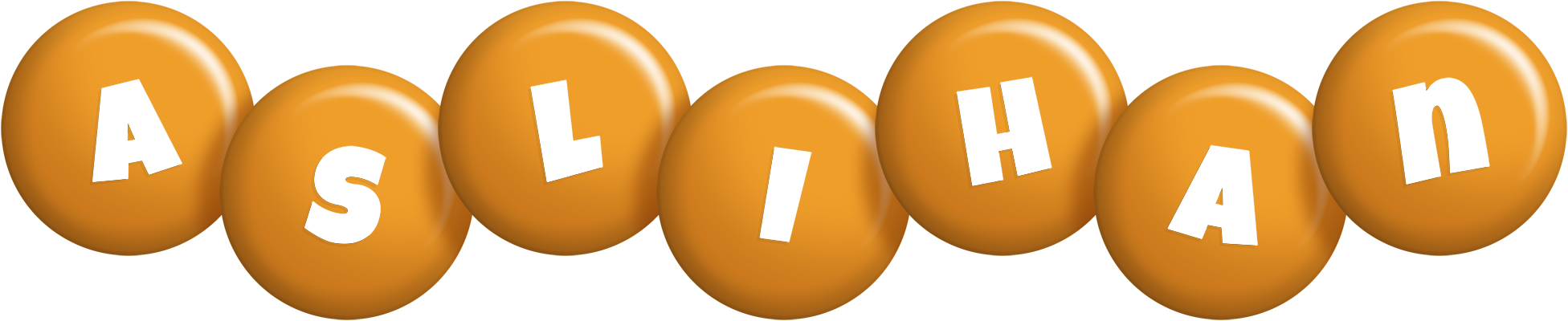 Aslihan candy-orange logo