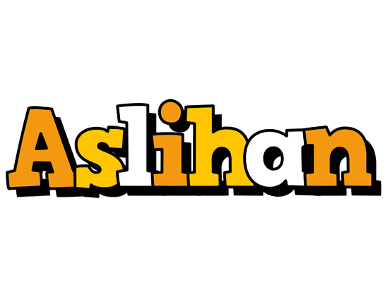 Aslihan cartoon logo