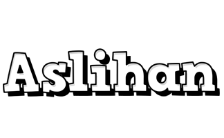 Aslihan snowing logo