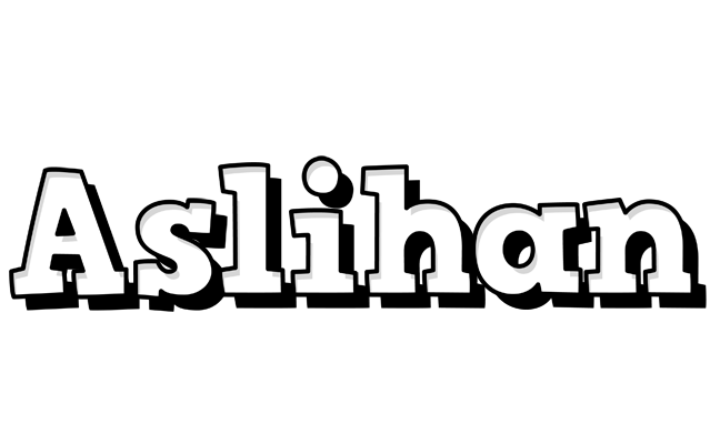 Aslihan snowing logo