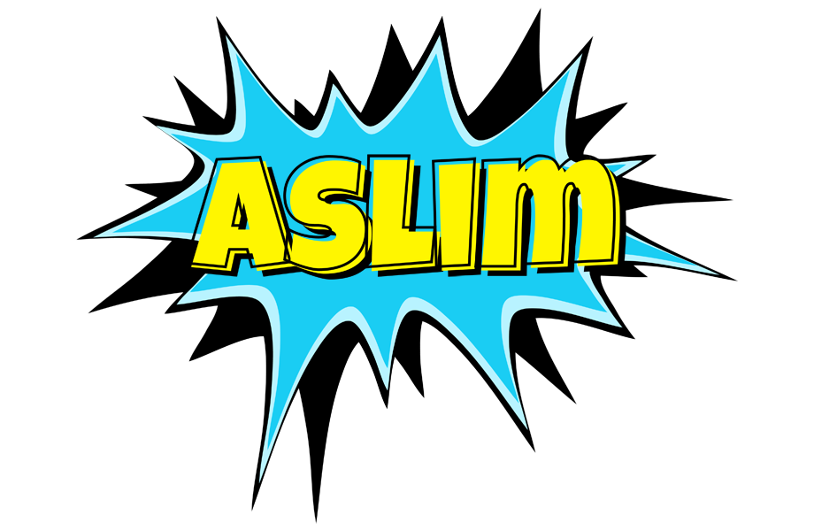 Aslim amazing logo