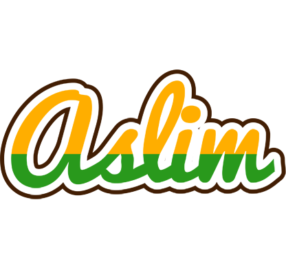 Aslim banana logo
