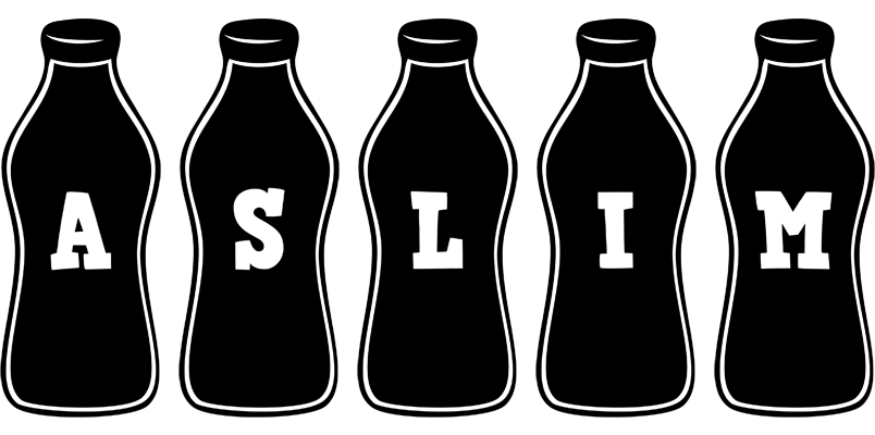 Aslim bottle logo