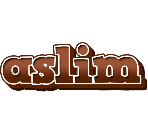 Aslim brownie logo