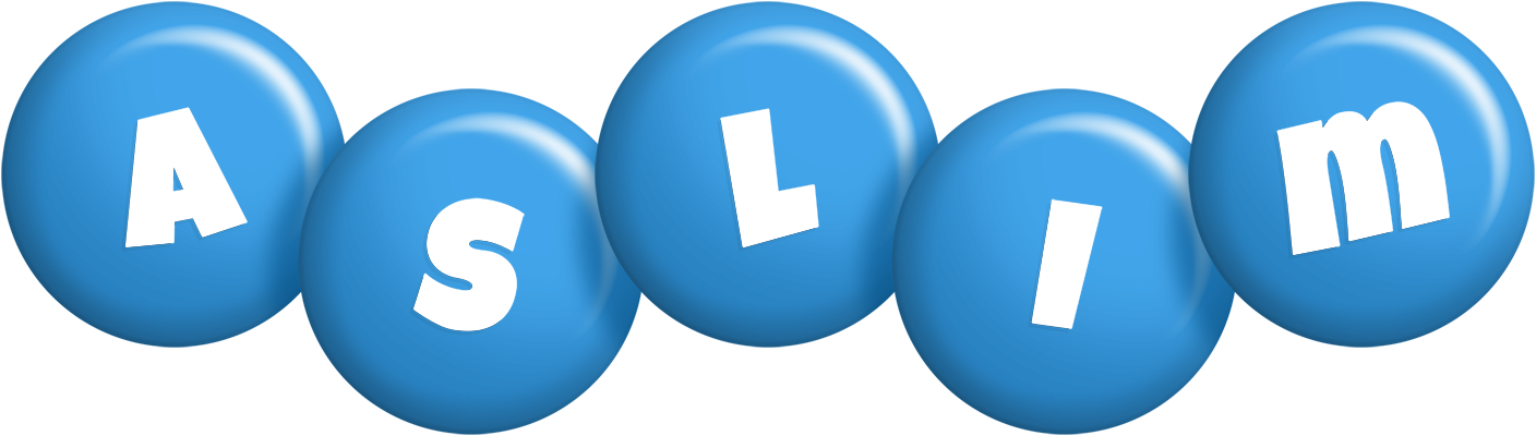 Aslim candy-blue logo