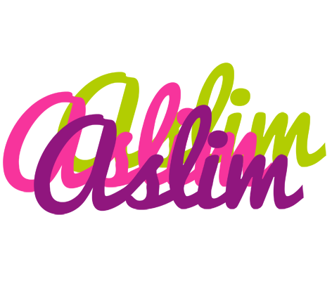 Aslim flowers logo