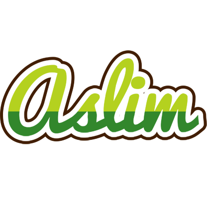 Aslim golfing logo