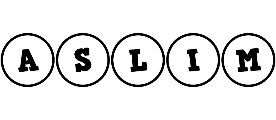 Aslim handy logo