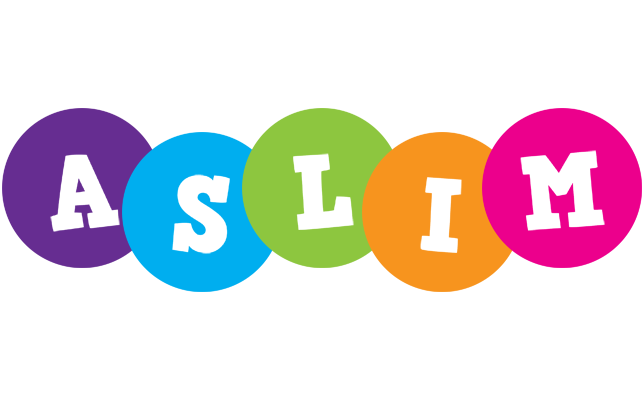 Aslim happy logo