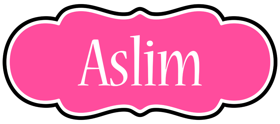 Aslim invitation logo